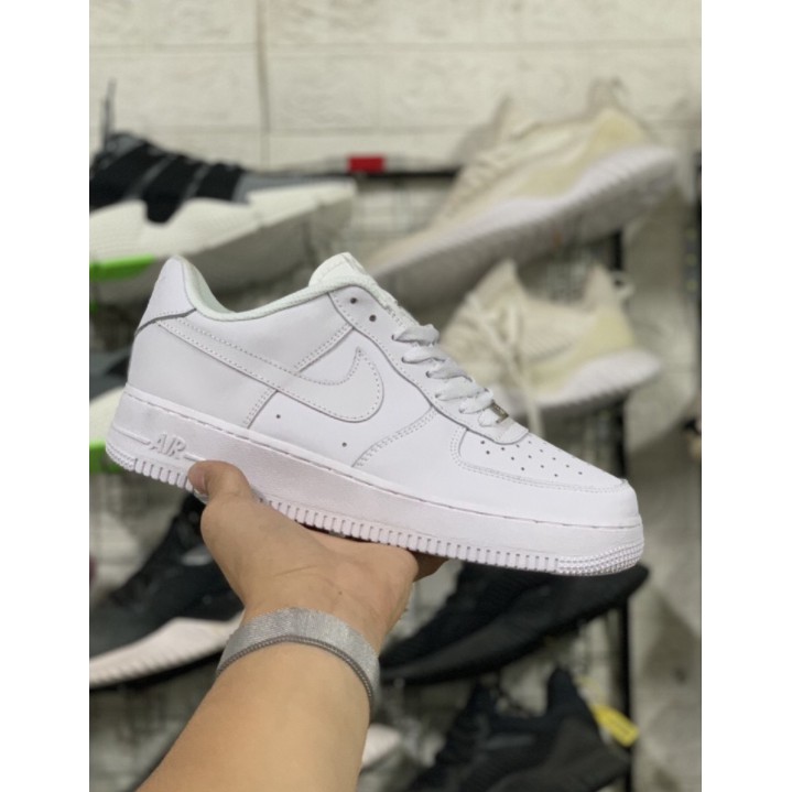 Giày 𝗔𝗙𝟭, Giày 𝗡𝗜𝗞𝗘_Air Force 1 All White THỂ THAO NAM NỮ MÀU TRẮNG WHITEE BASIC QUỐC