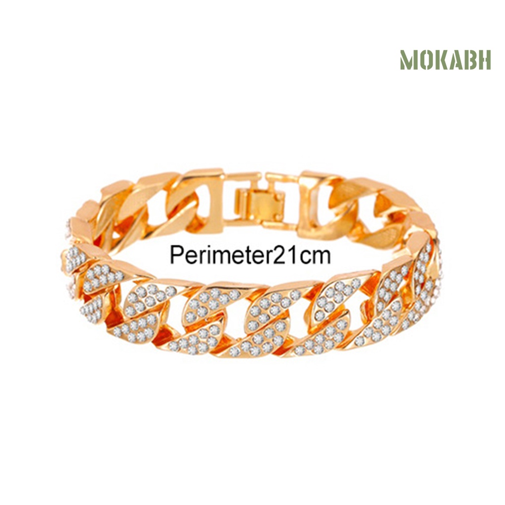 Vòng Tay Chuỗi Xích Đính Đá Thời Trang Cho Nữ