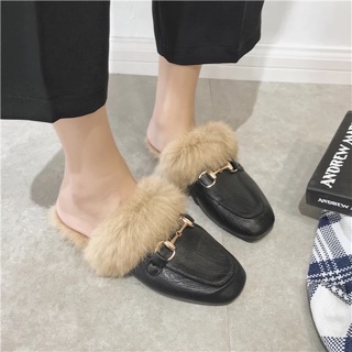 [ORDERTAOBAO] Sục da quai lông vũ