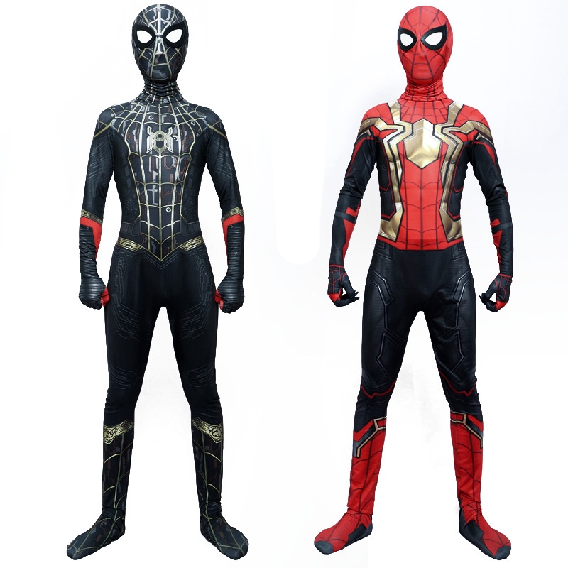 Bộ áo liền quần hóa trang nhân vật người nhện Peter Parker trong marvel dành cho bé vào halloween