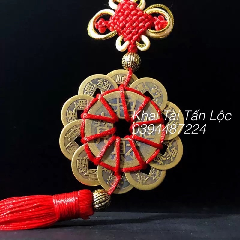 Xu hoa mai thập toàn bằng đồng chuẩn phong thuỷ