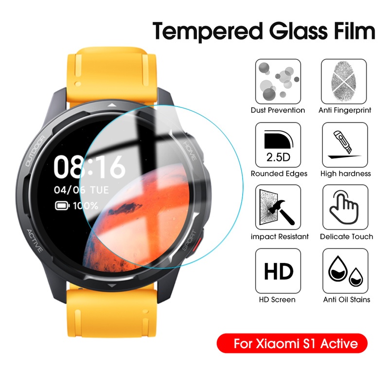 Kính Cường Lực HD Trong Suốt Chống Trầy Bảo Vệ Màn Hình Cho Xiaomi Mi Watch S1 Active/Sscreen
