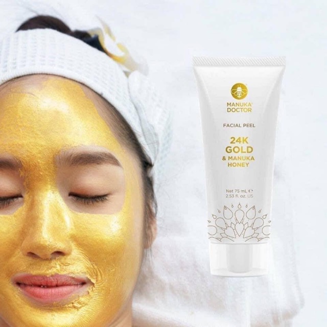 (Có sẵn) Mặt nạ vàng 24K MANUKA DOCTOR auth UK vớt sale