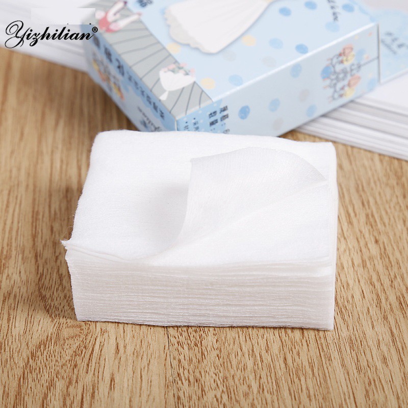 Hộp 50 Miếng Bông Tẩy Trang Cotton Yishilian Loại Mỏng Siêu Tiện Lợi | BigBuy360 - bigbuy360.vn