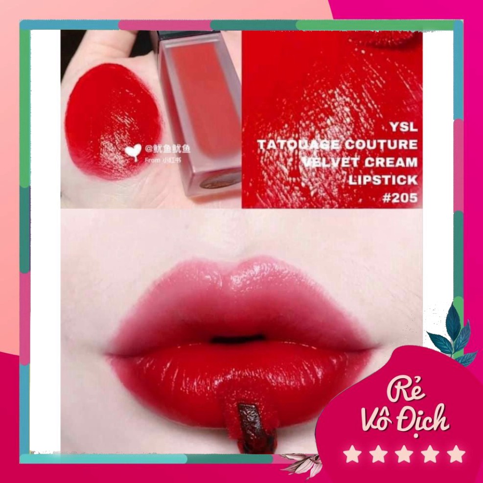 [Bán-Giá-Gốc] ❤️Chính Hãng❤️ Son Ysl Tatouage Couture Velvet Cream Matte Lip Stain 2021, không gây khô môi bám màu cực t