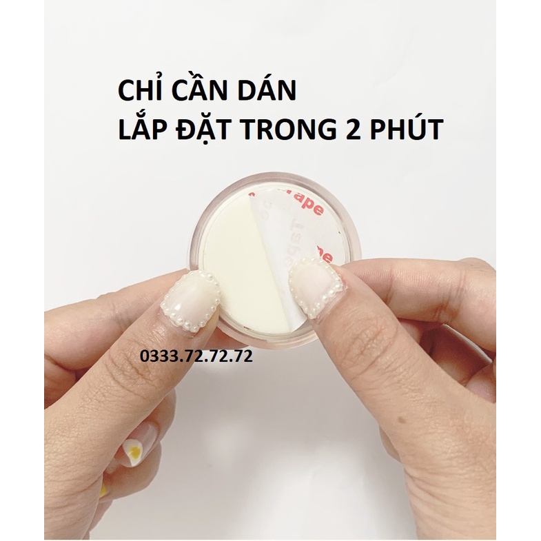 CAO CẤP - Miếng Chắn Cửa Miếng Chặn Cửa Dán Tường 3M Chất Liệu Silicone Chống Va Đập Chống Ồn Tiện Lợi