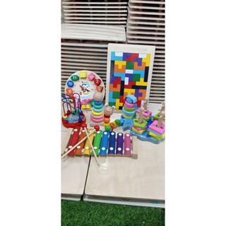 Combo 7 món đồ chơi gỗ cho bé
