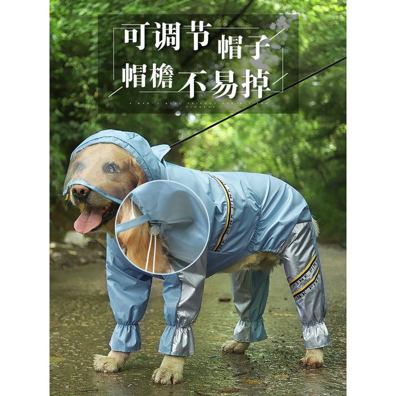 Áo Mưa Nhiều Lớp Cỡ Vừa Kích Thước Lớn Chống Thấm Nước Cho Cún Cưng