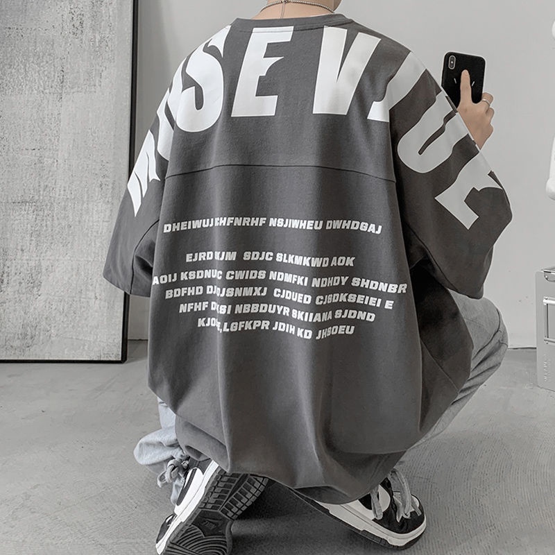 Áo Thun Nam Ngắn Tay Cổ Tròn Thời Trang Hàn