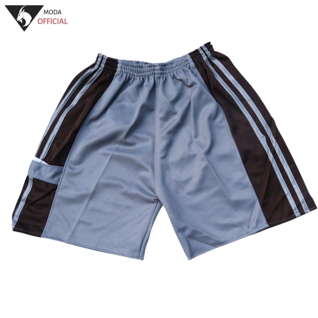 Combo 3 Quần Short Đùi Nam  MODA  Sọc 115 - Quần short Nam Vãi Thun Thấm Hút Tốt ONE SIZE TỪ 49-74KG