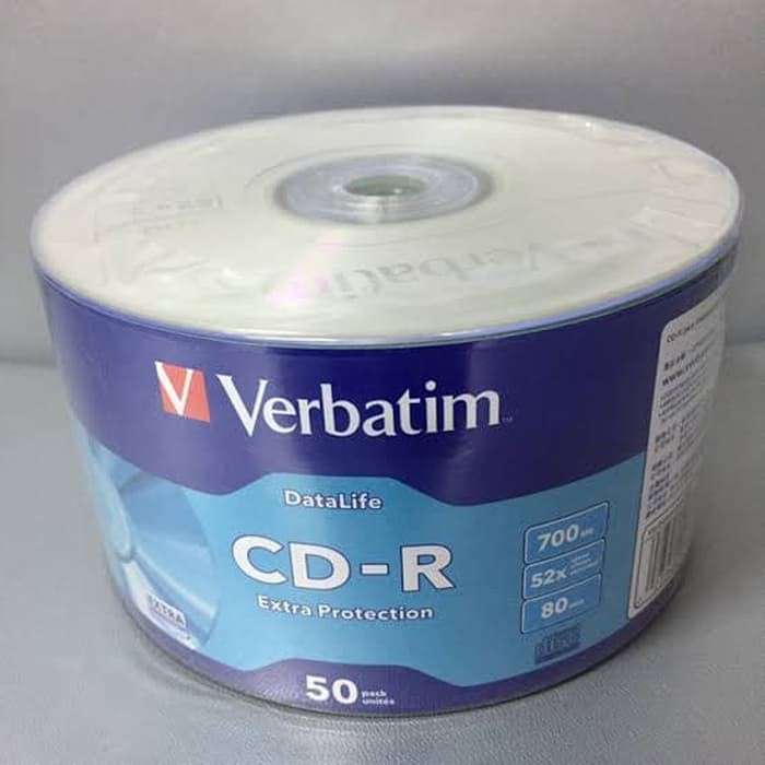 50 Cuộn Băng Cassette Trắng Verbatim / Cd-r Verbatim 700mb