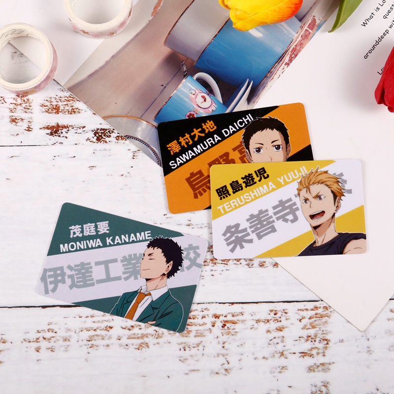 Tmdbyx Thẻ ảnh nhân vật anime Haikyuu cho bộ sưu tập