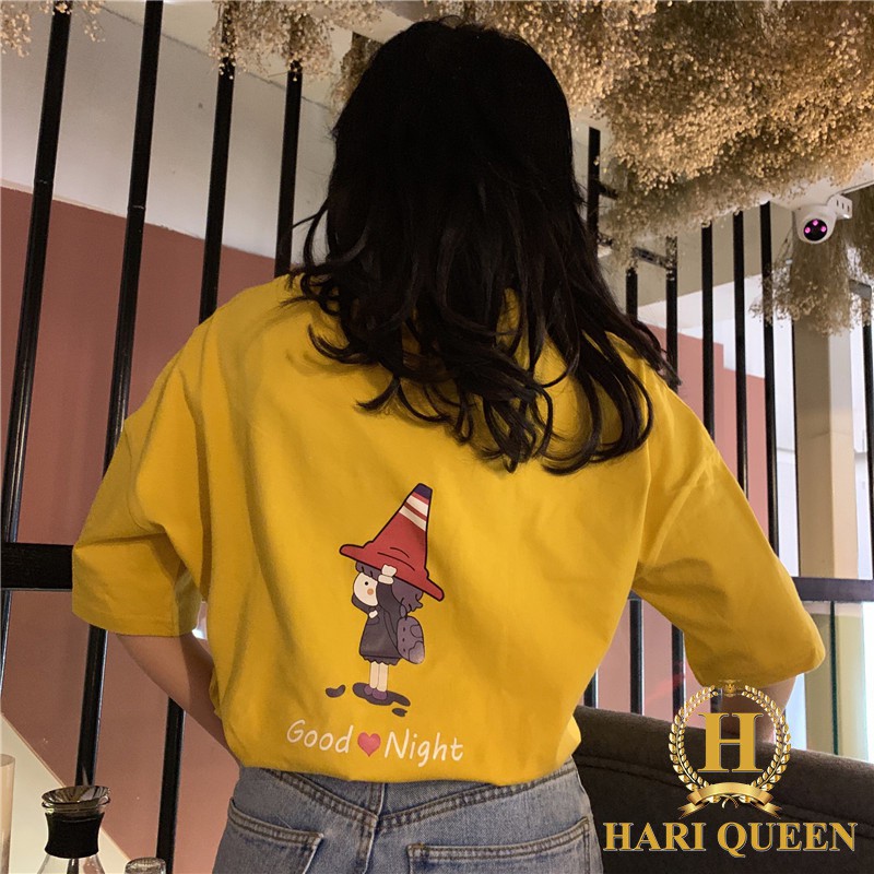 [FREESHIP ĐƠN TỪ 50K] Áo phông cô gái mũ đỏ Good Night HARI0320