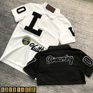 Áo Thun Nam LV Tag L-Áo Thun Nam Có Cổ