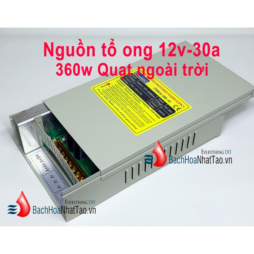 Nguồn tổ ong 12V -20a,30a,33a ngoài trời Cũ