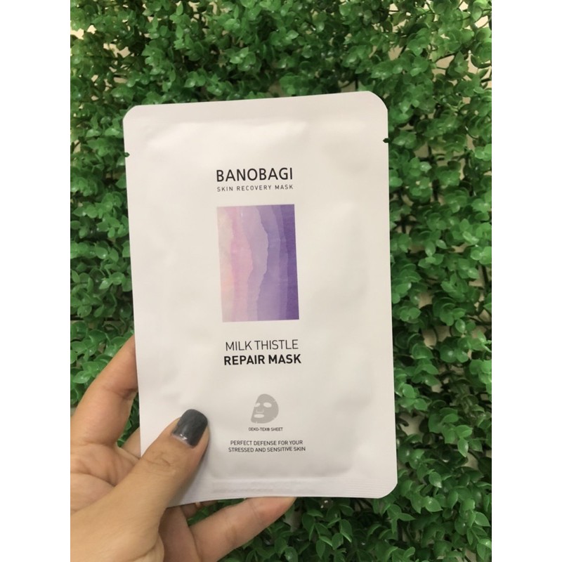 [Mẫu mới 2020] Mặt nạ Banobagi Skin Recovery Mask Milk Thistle 30g
