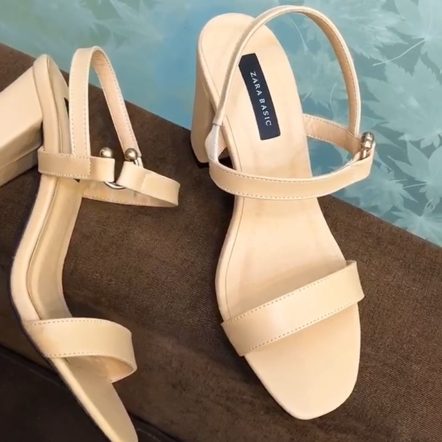 Giày sandal basic gót vuông 5cm