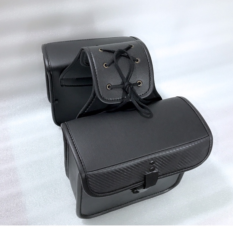 CẶP TÚI VUÔNG WOL MÀU ĐEN TREO HÔNG ,TREO ĐƯỢC NHIỀU LOẠI XE MÔ TÔ