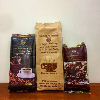 Cà phê Robusta nguyên chất 100% 250gr-500gr