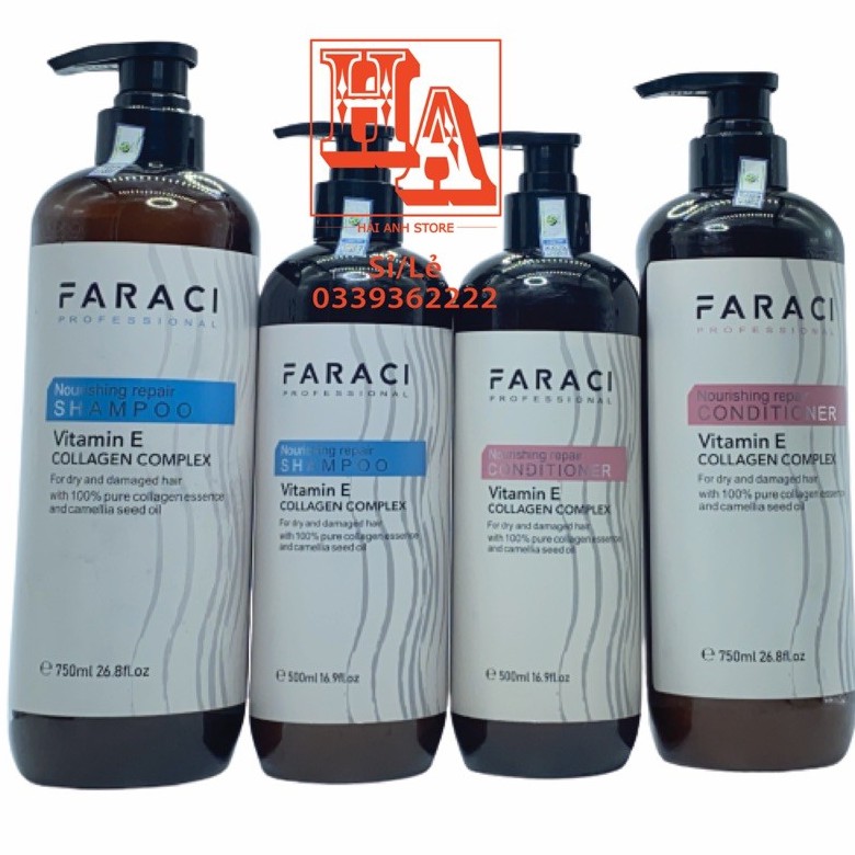 Cặp Gội Xả FARACI mẫu mới nhất ❤️ DẦU GỘI SIÊU PHỤC HỒI FARACI ❤️