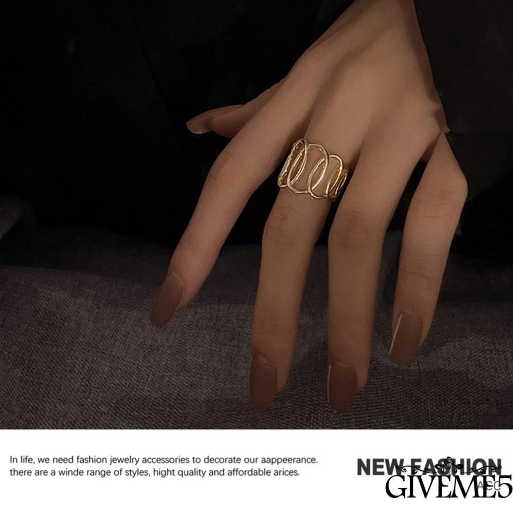 Nhẫn hở đeo chéo thời trang cho nữ