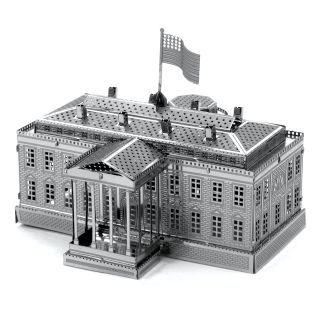 MÔ HÌNH KIM LOẠI 3D TỰ LẮP: NHÀ TRẮNG (MỸ) - METAL PUZZLE SHOP