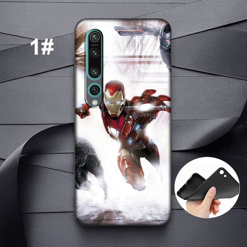Ốp Điện Thoại Tpu Dẻo Họa Tiết Iron Man Captain America Độc Đáo Cho Xiaomi Redmi 4a 4x 5 5a 6 6a 7 7a Plus Pro Na68