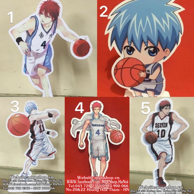 Standee kuroko no basket để bàn/ tượng mô hình Kuroko no basket