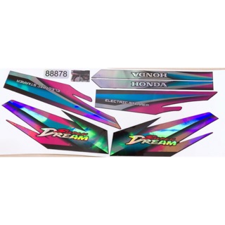 Tem chế xe Dream 7 màu -Có video