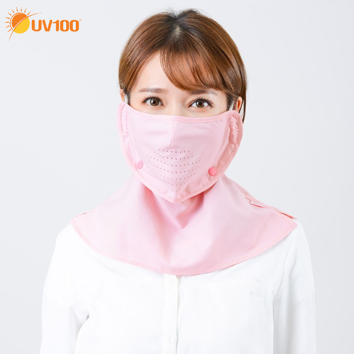 Khẩu trang chống nắng, thoáng mát thiết kế che cổ (có thể tháo rời) UV100 LA 20331