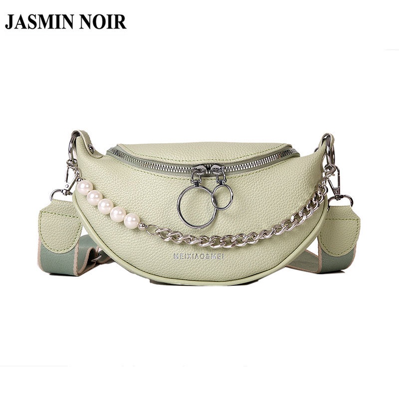 Túi Đeo JASMIN NOIR Chéo Vai Bằng Da PU Thời Trang Sành Điệu Cho Nữ