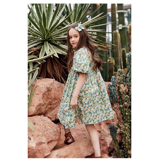 Đầm Melisa hoa nhí xuất Hàn cho bé gái