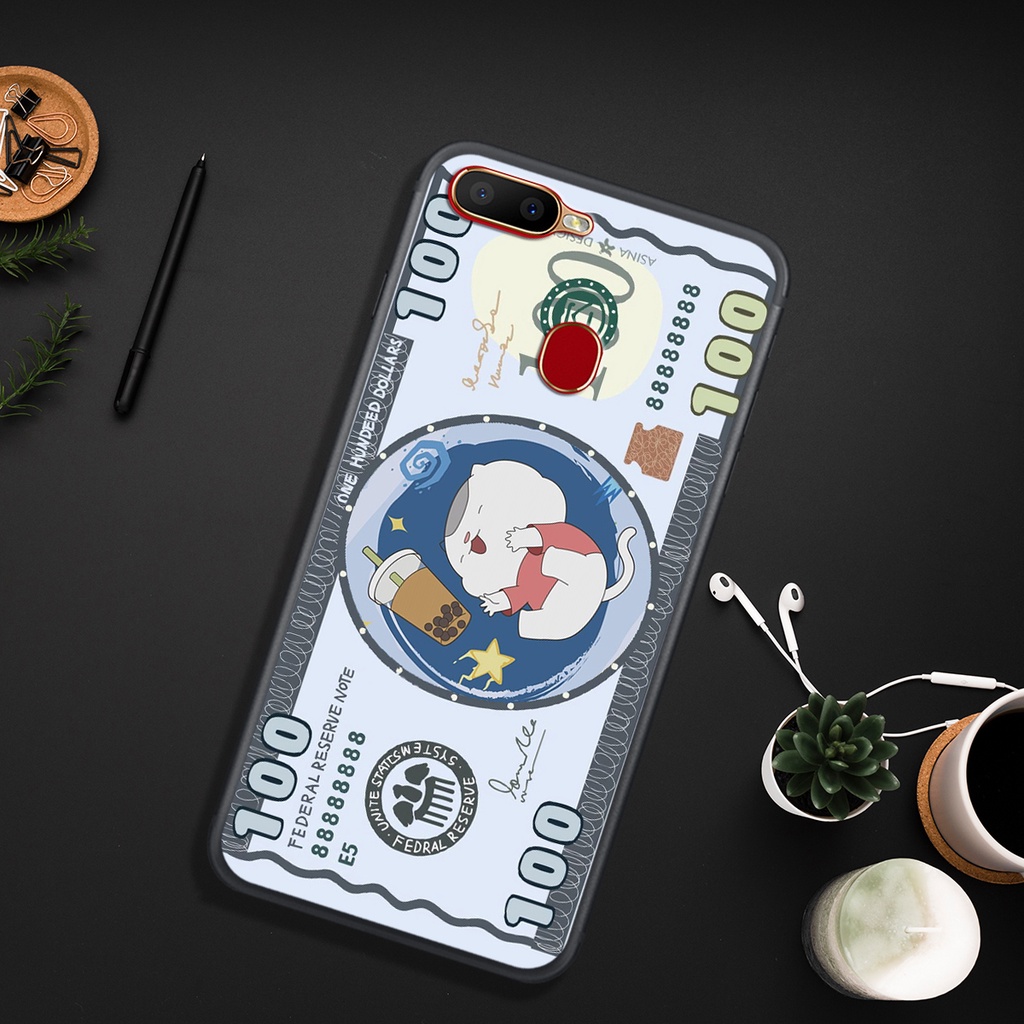 Ốp Lưng OPPO A5S - A7 - A12 - F9  , In Hình CHIBI Dol-ar bao đẹp, nghộ nghĩnh.