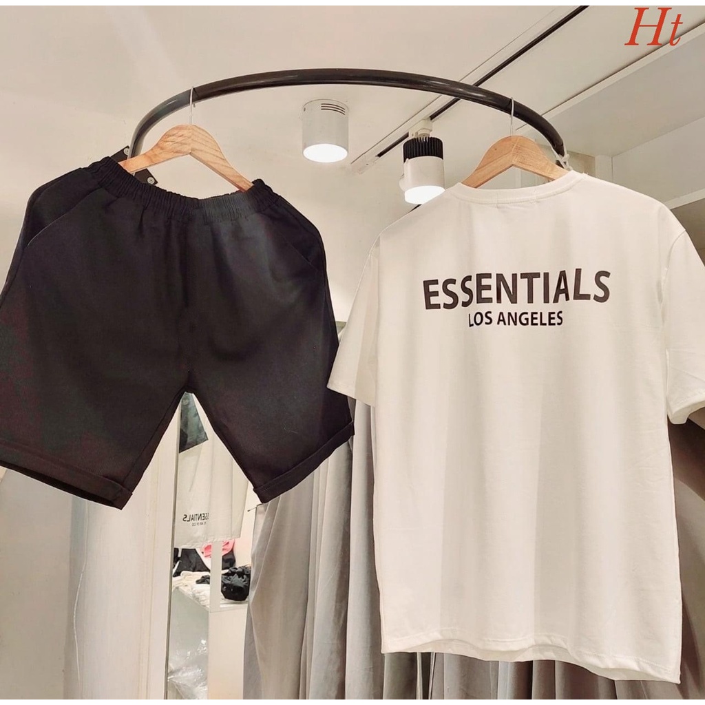 [HÀNG ĐẸP GIÁ RẺ] Bộ đùi in chữ form thụng chất cotton us có 2 màu cho khách lựa chọn Nam, nữ mặc đẹp (HT)