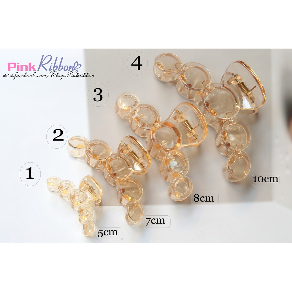 Quặp nhựa, kẹp nhựa hạt tròn 5 hạt
