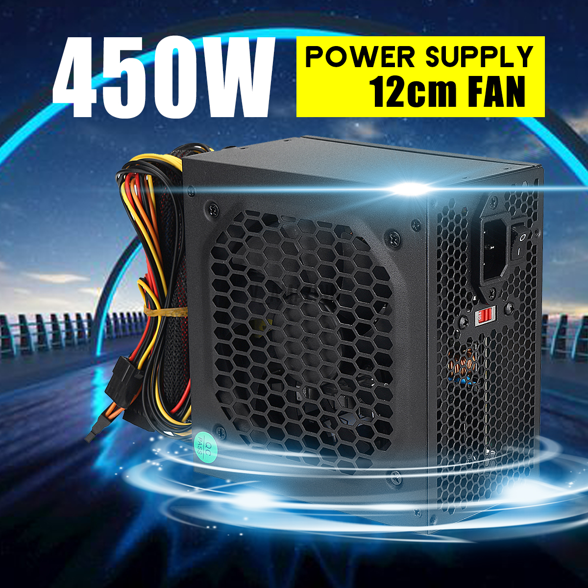 Bộ Cung Cấp Nguồn 450w Pc Psu 8pin 12v Atx Cho Máy Tính