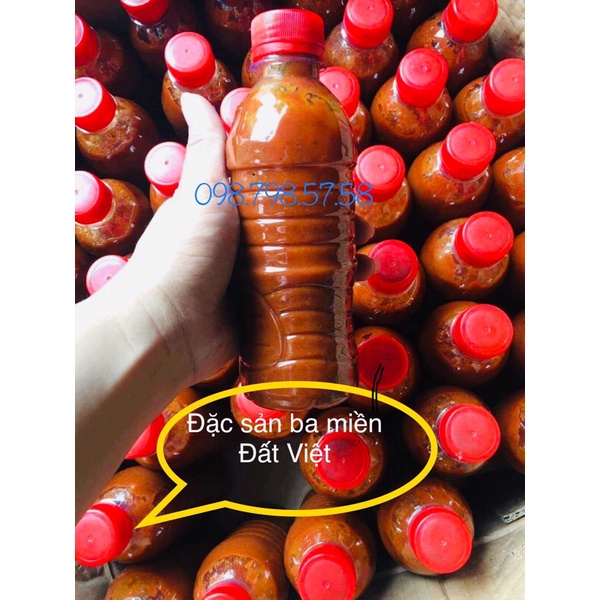 Ruốc chua nghệ an loại đặc biệt chai 400g ăn bao phê