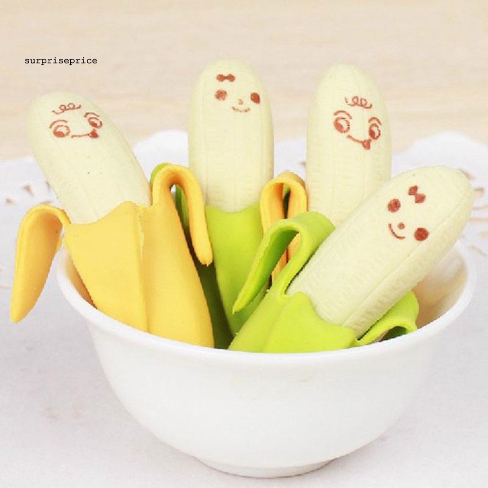 Gôm tẩy bút chì hình quả chuối độc đáo dành cho trẻ em