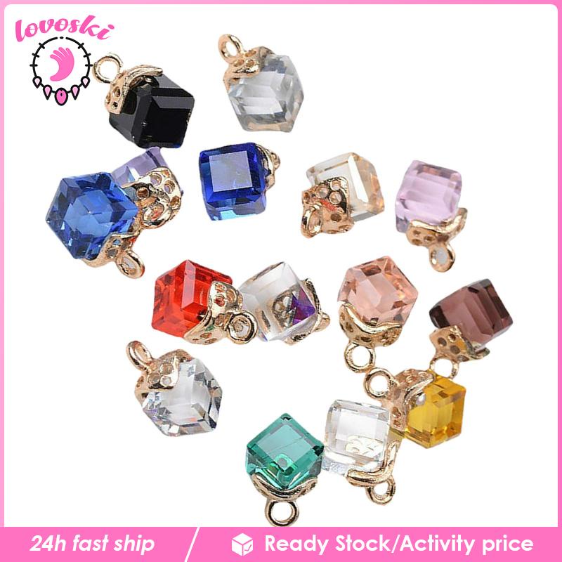 Set 40 Mặt Dây Chuyền Pha Lê Nhiều Màu Sắc