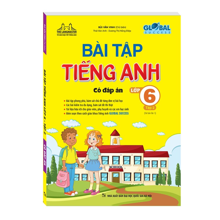 Sách - GLOBAL SUCCESS - Bài tập tiếng anh lớp 6 tập 2  - tái bản 01