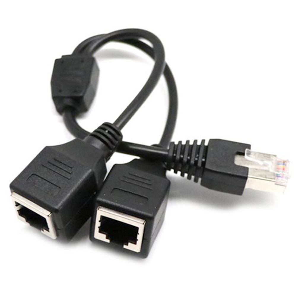Thiết bị tách mạng LAN nối đầu đực 1 sang đầu cái 2 ổn định tiện dụng | BigBuy360 - bigbuy360.vn