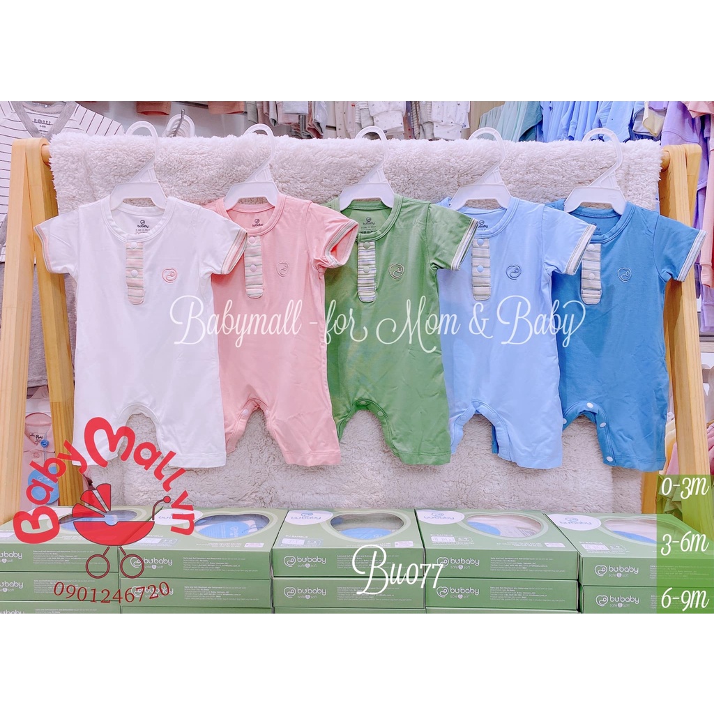 Bubaby Body cộc cài thẳng phối tay BAMBUS BB022.01