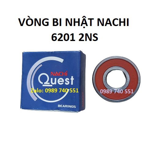Vòng bi nhật Nachi 6201-2NS loại tốt