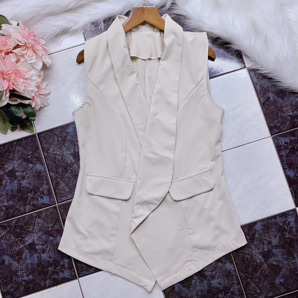 Áo khoác vest phối màu - áo blazer phối màu thời trang