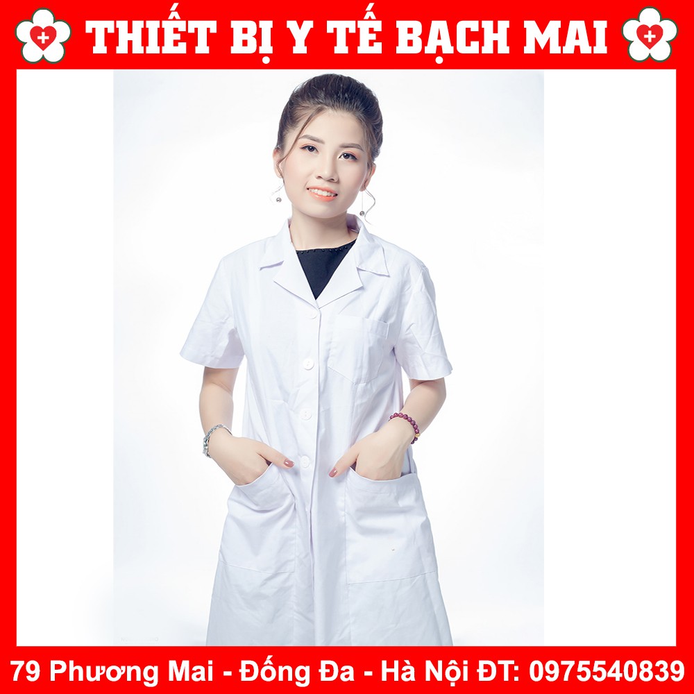 Áo Bác Sĩ - Y Sĩ - Blu Dáng Dài Đứng From Nam/Nữ Chất Đẹp [Dài Tay-Cộc Tay]