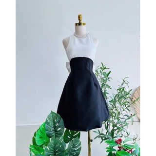 Đầm dự tiệc xòe nơ sau