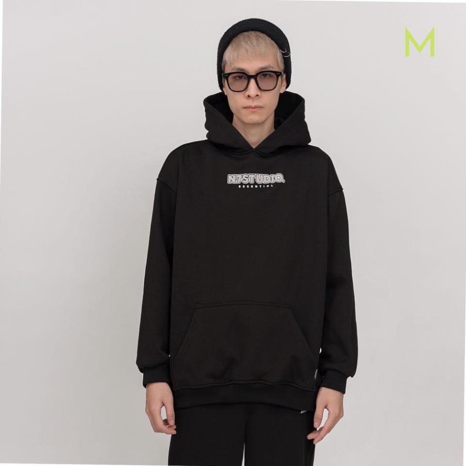 Áo Hoodie nỉ bông N7 STUDIO basic nam nữ oversize form rộng thu đông Local Brand T5