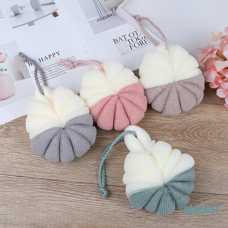 Bông Tắm Cotton Lưới Siêu Mềm Tẩy Tế Bào Chết 1 Cái