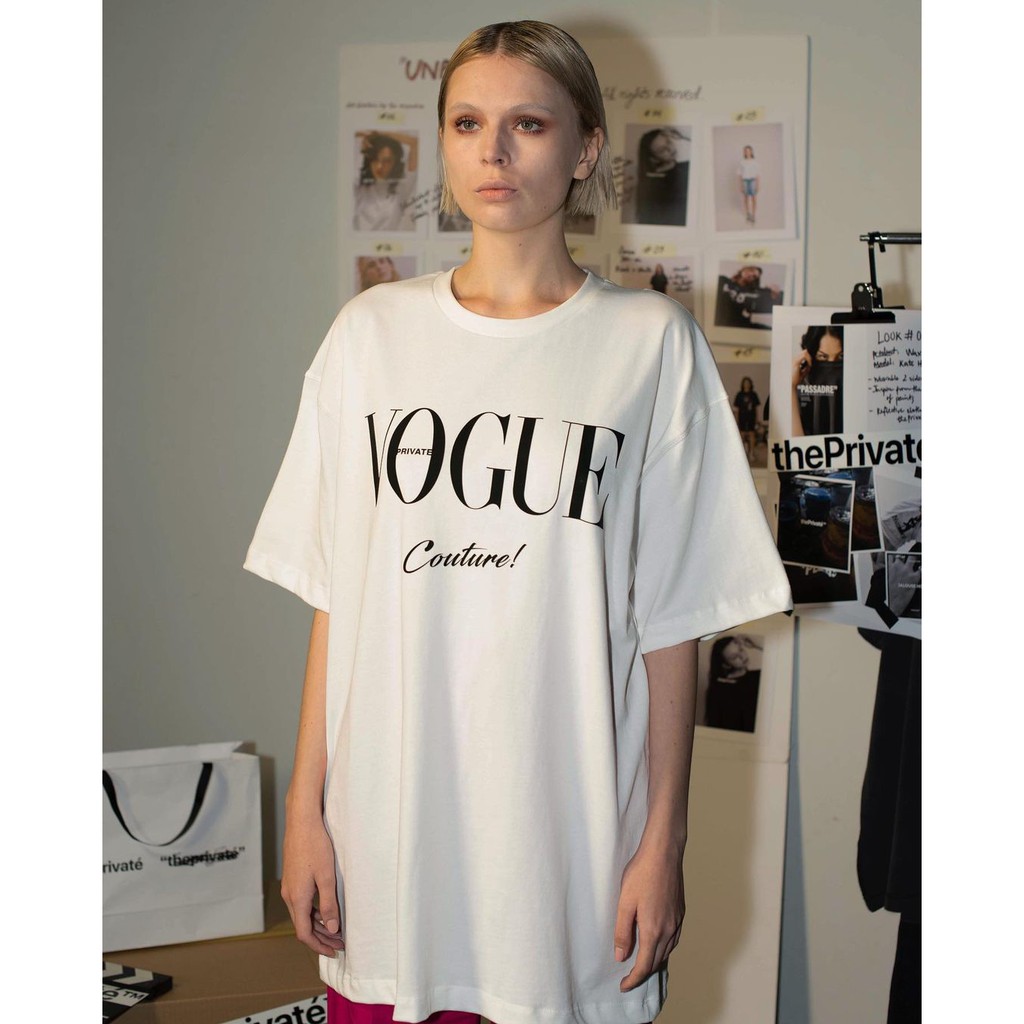 Áo thun nữ BLACKDOKI-VOUGE 2 , áo phông tay lỡ basic dáng rộng chất cotton dày dặn M96 | BigBuy360 - bigbuy360.vn