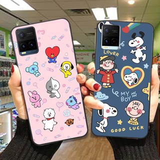 Ốp lưng vivo Y16 / Y55 2022 / V21 5G / Y21 / Y21s / Y15S in hình ngẫu hứng đáng yêu , cute cực đẹp